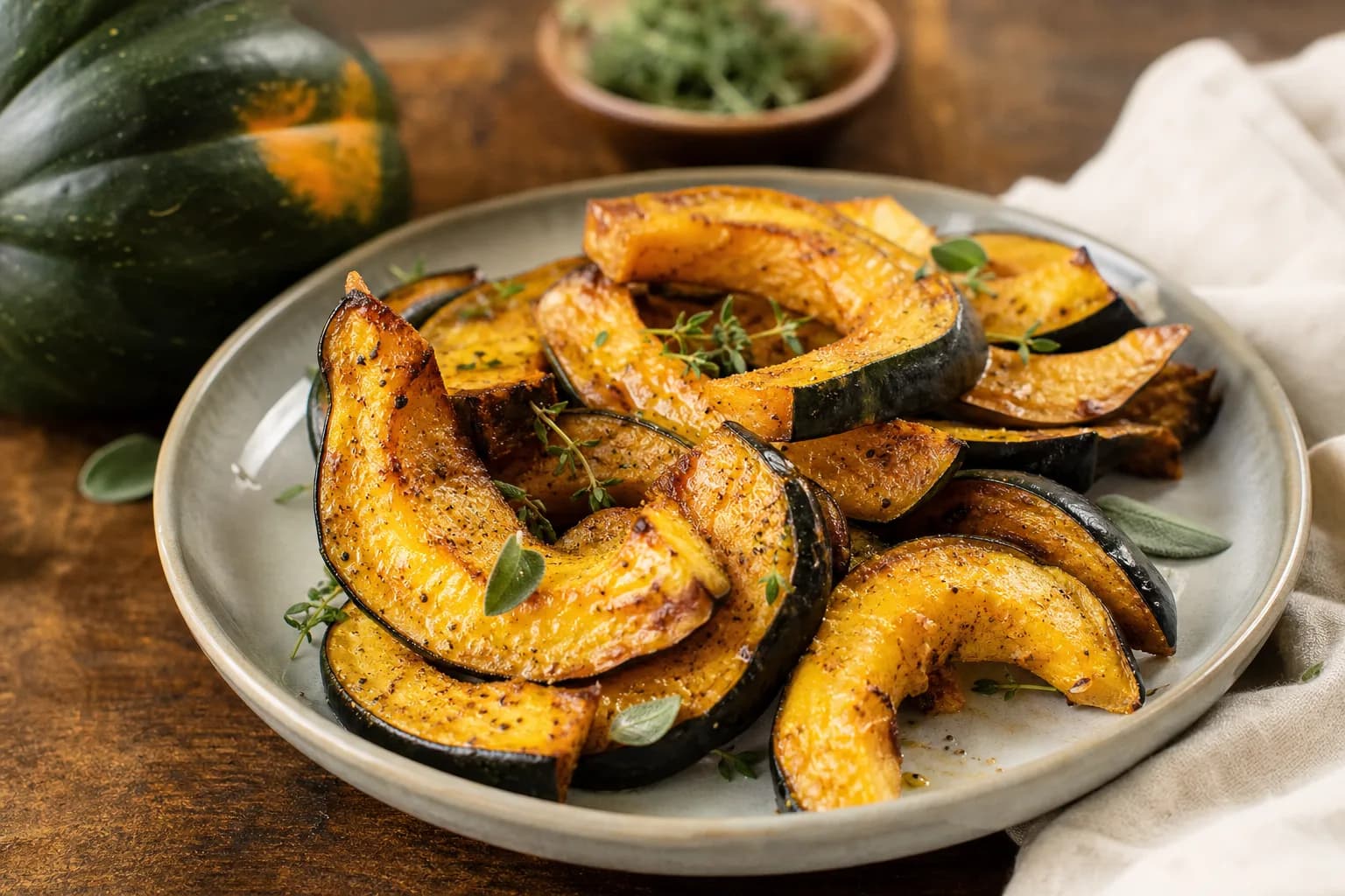 Air Fryer Acorn Squash