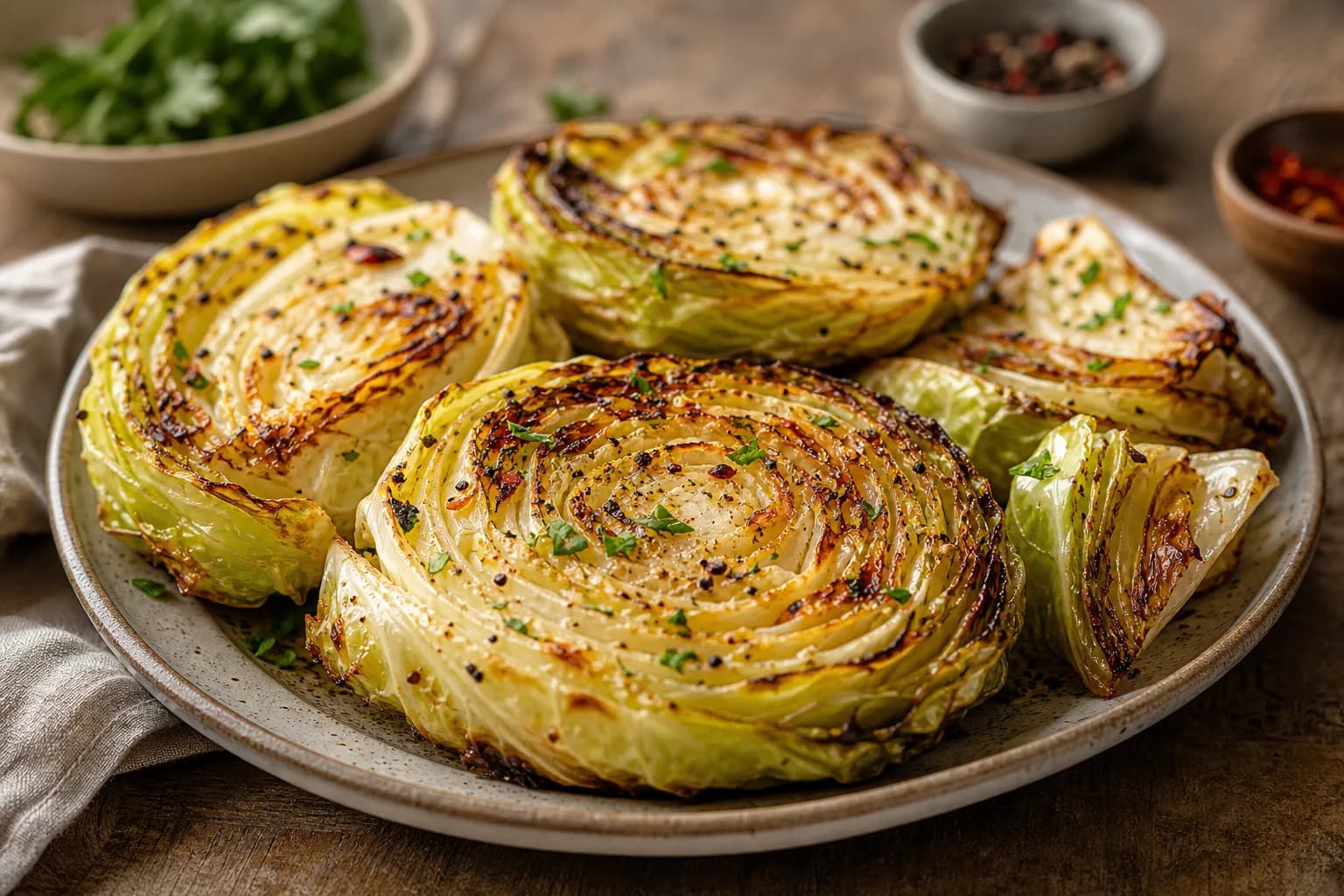 Air Fryer Cabbage