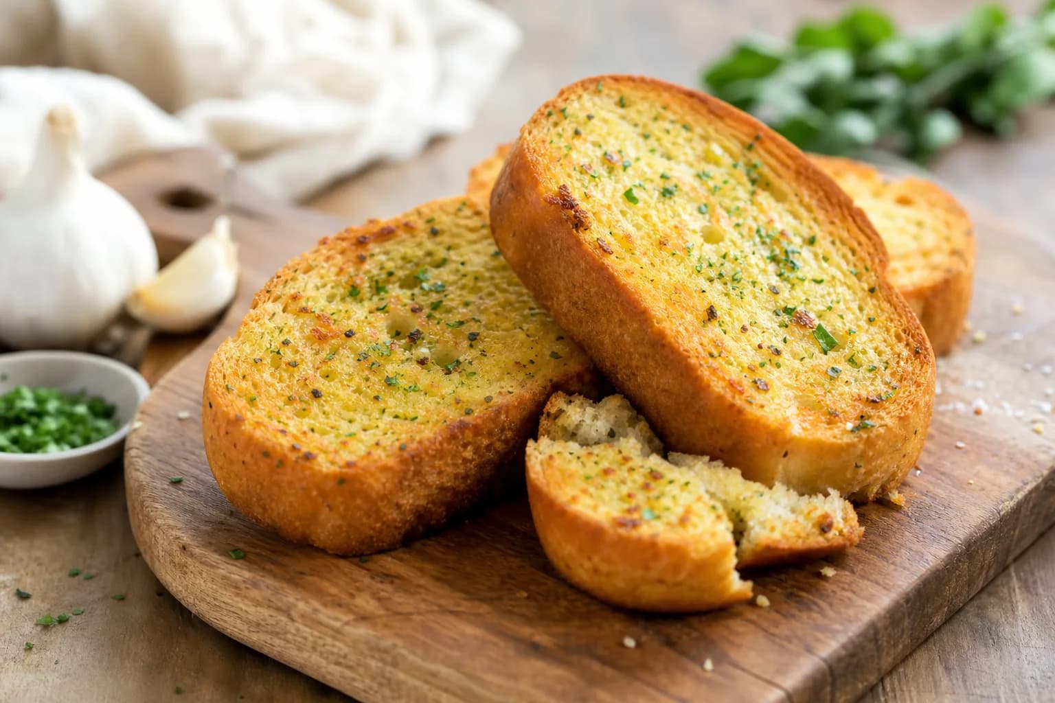 Air Fryer Frozen Garlic Bread