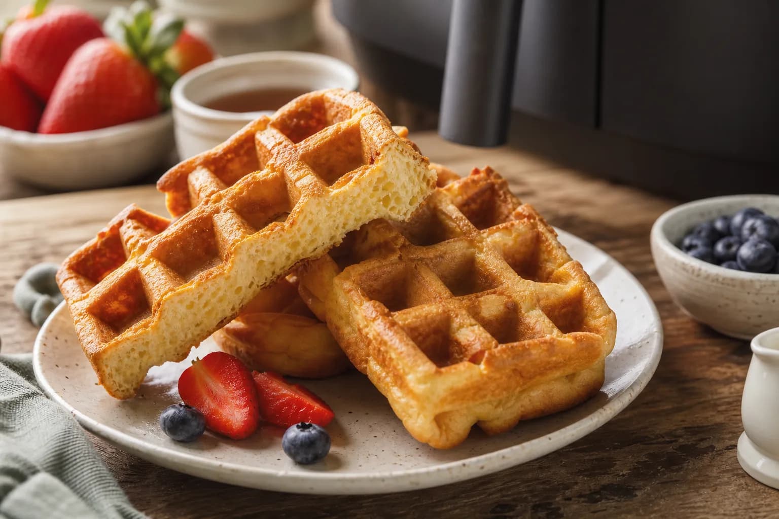 Air Fryer Frozen Waffles