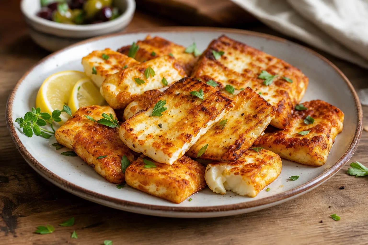 Air Fryer Halloumi