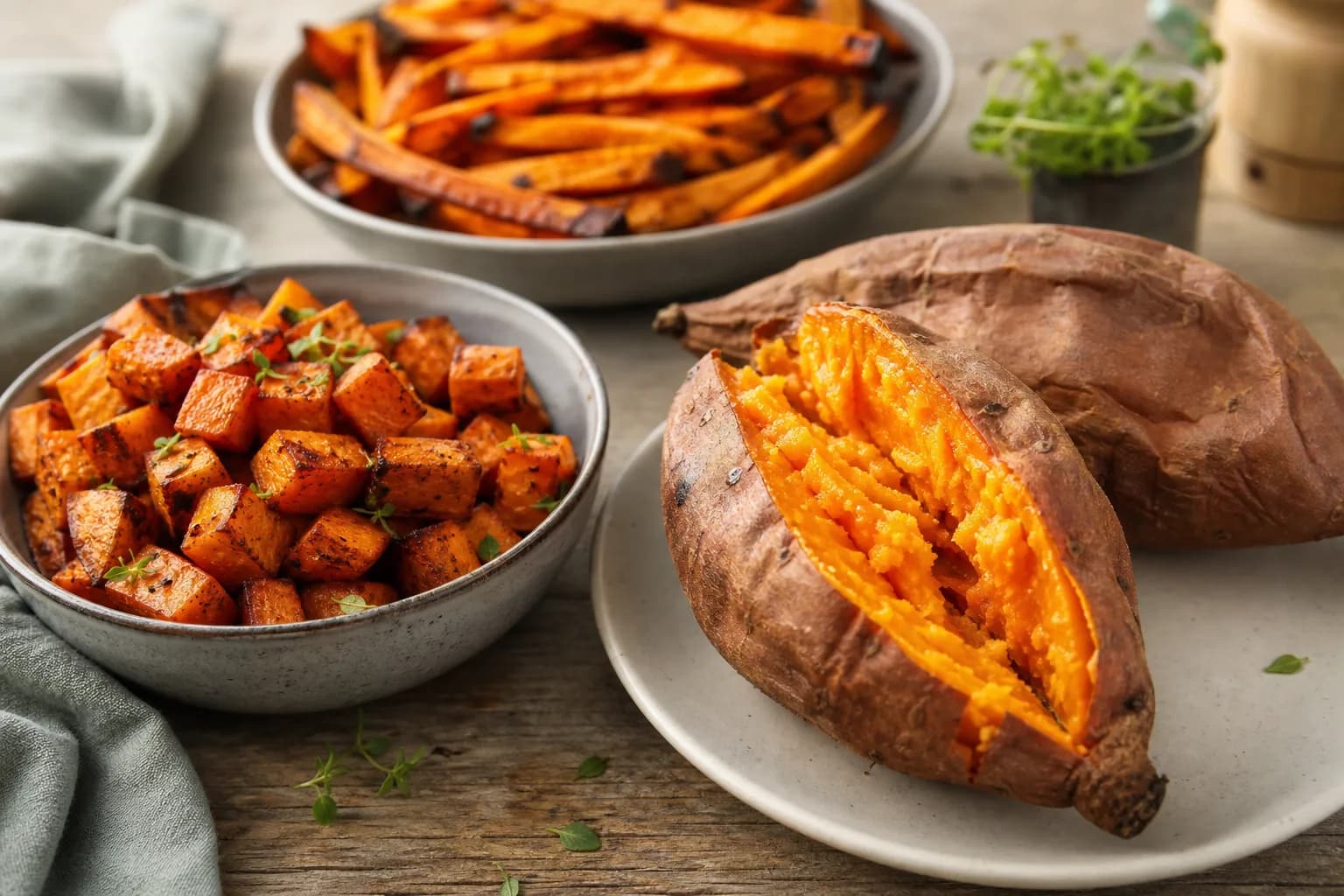Air Fryer Sweet Potato