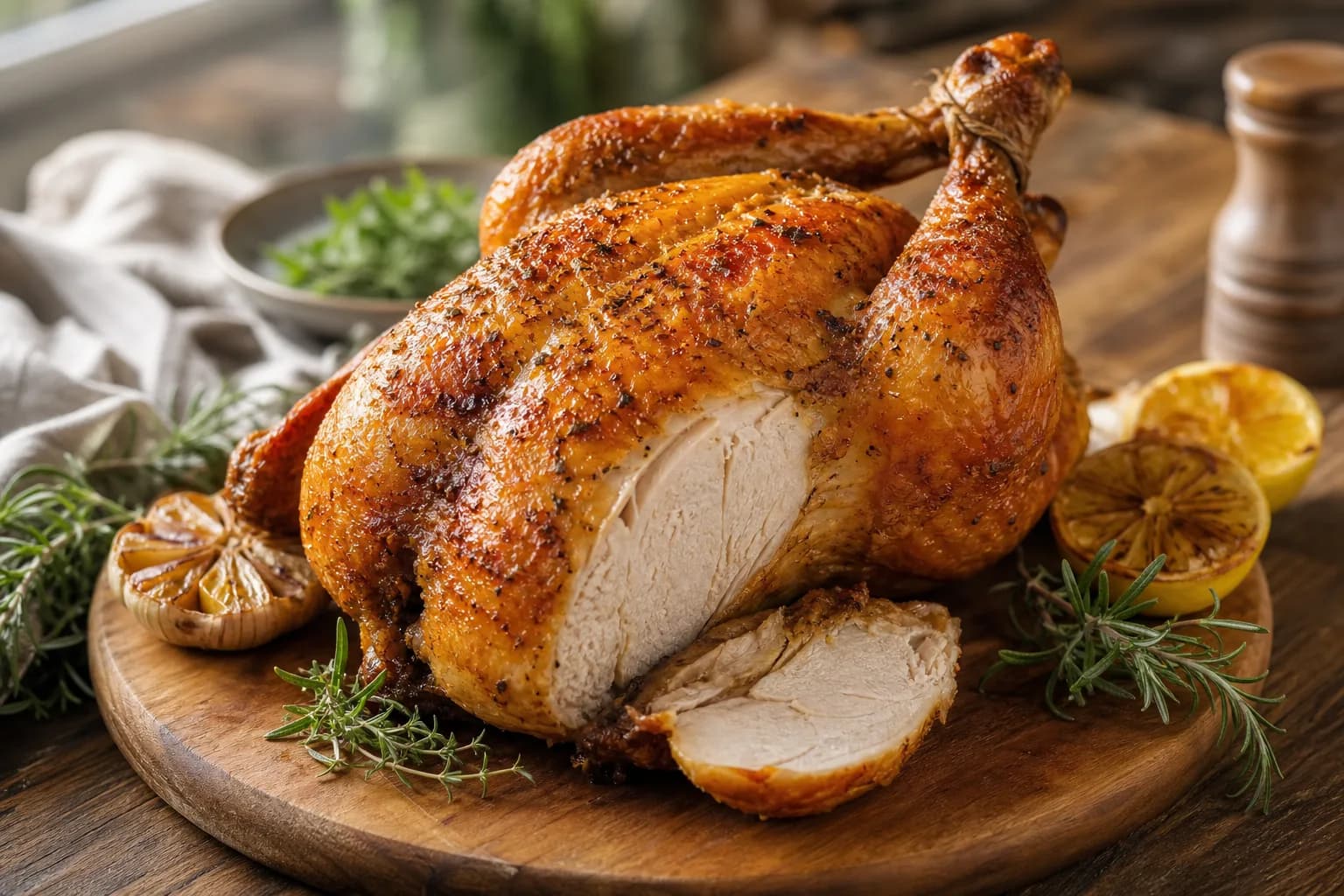 Air Fryer Whole Chicken