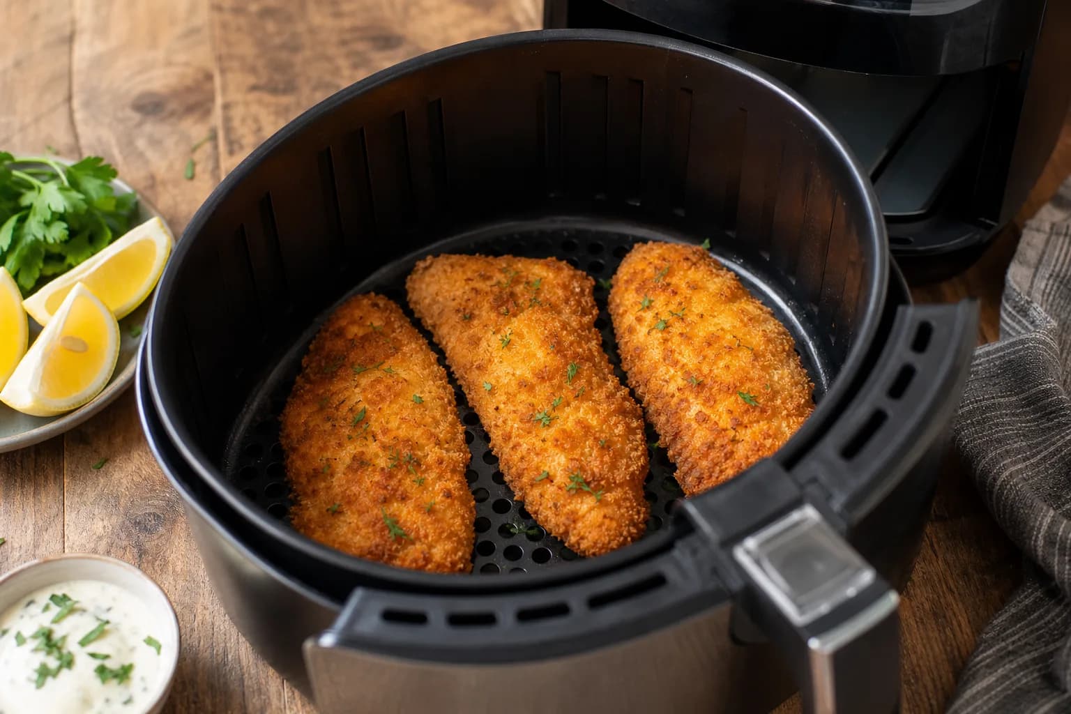 Air Fryer Frozen Fish Fillets: How Long for Breaded White Fish