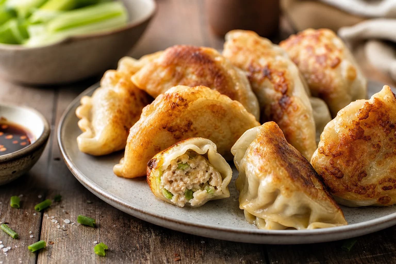 Air Fryer Frozen Dumplings