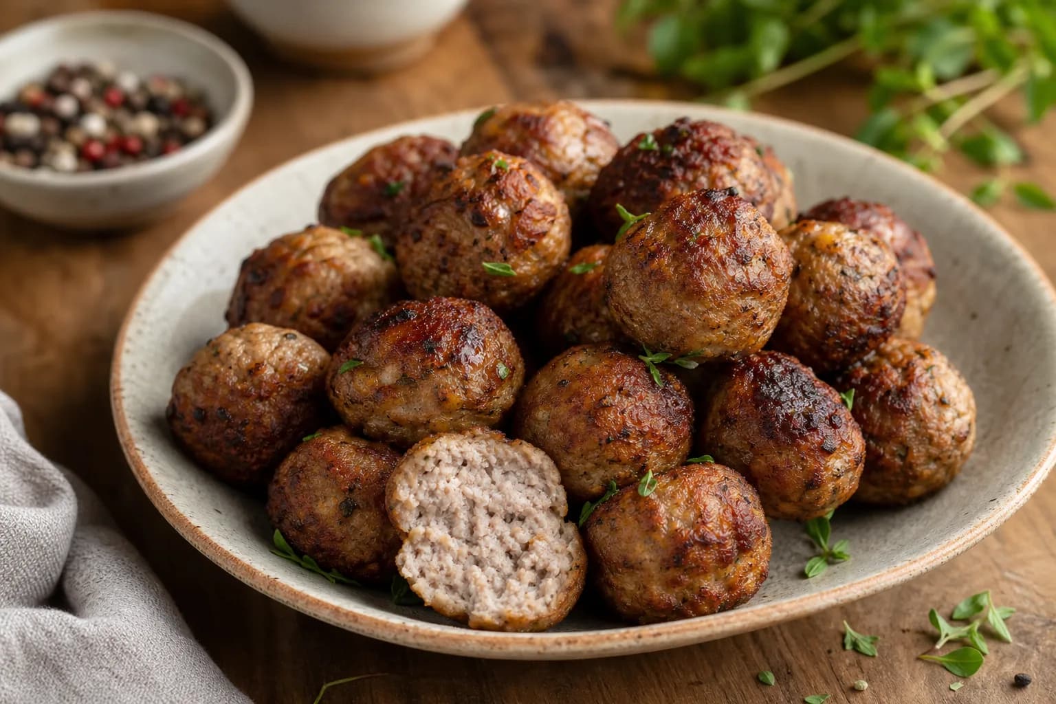 Air Fryer Frozen Meatballs