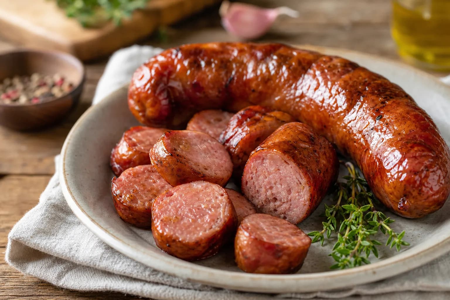Air Fryer Kielbasa