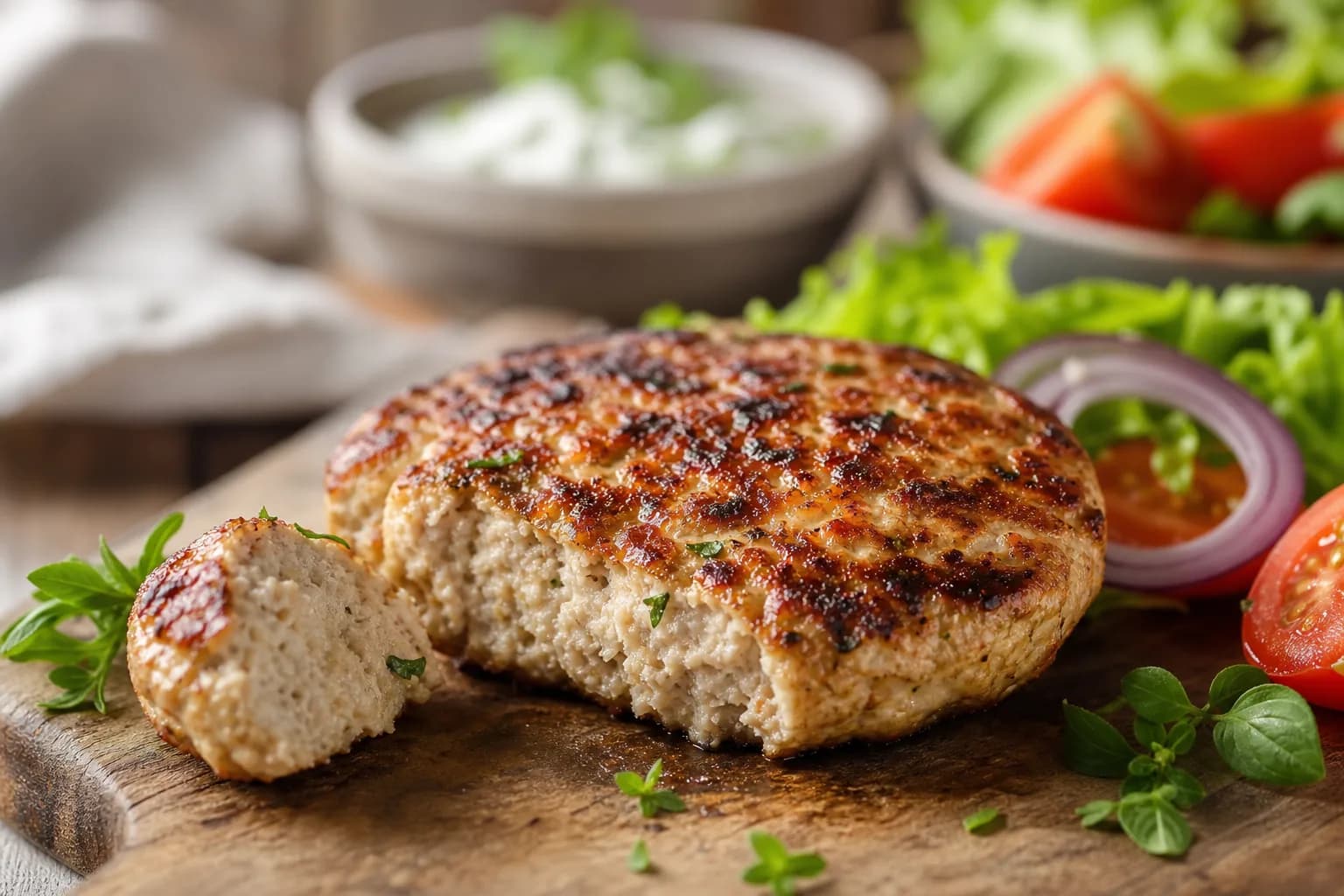 Air Fryer Turkey Burgers