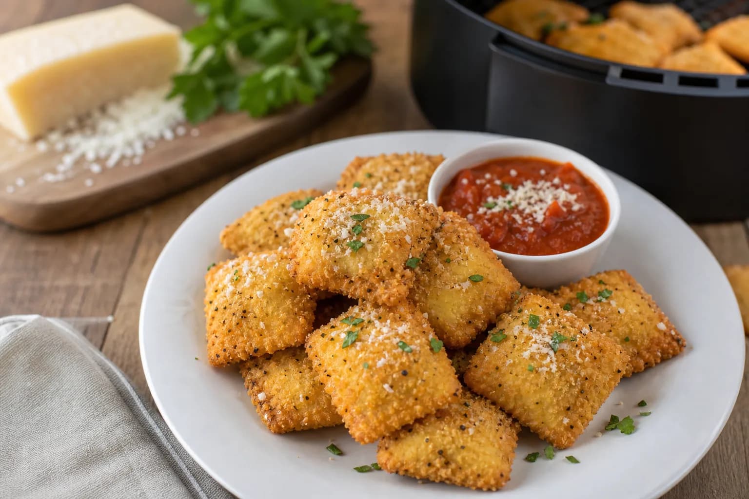 Air Fryer Frozen Toasted Ravioli: How Long at 400°F