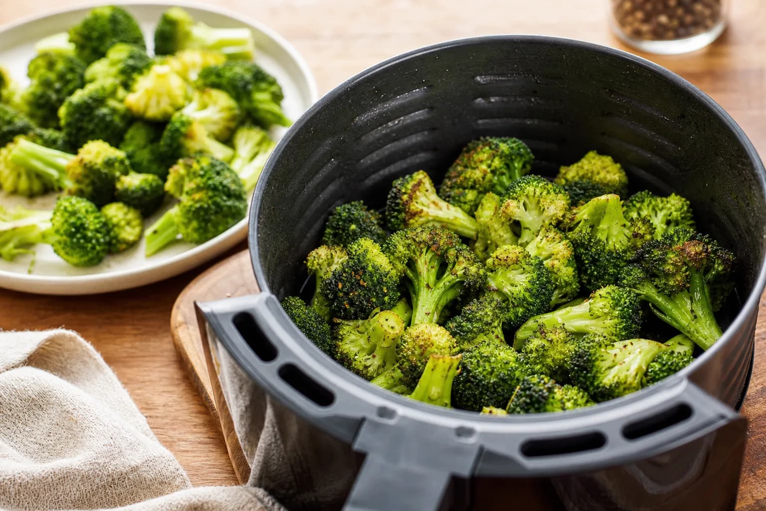 How Long to Air Fry Frozen Broccoli at 400°F / 200°C